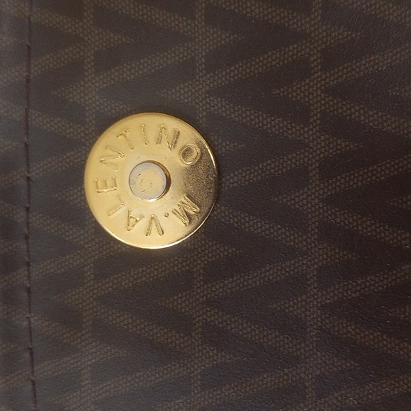 MARIO VALENTINO LEATHER & PVC CLUTCH - Picture 11 of 13